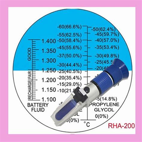 antifreeze battery refractometer|refractometer conversion chart for coolant.